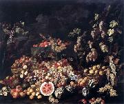 RECCO, Giuseppe Natura Morta con Frutta e Fiori Spain oil painting reproduction